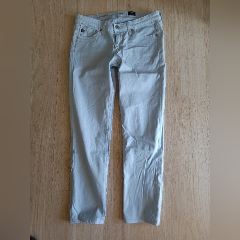 AG Adriano Goldschmied light blue Capri pant cigarette stilt crop jean size 27 3